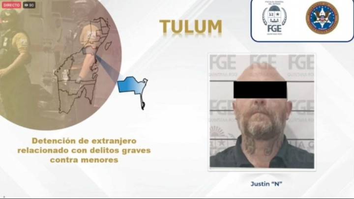 Capturan en Tulum a presunto agresor sexual buscado en Estados Unidos