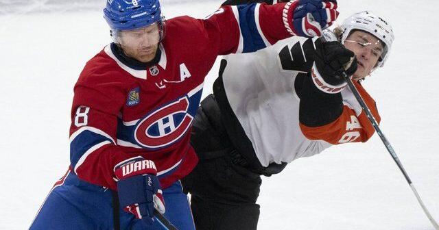 Brink scores twice, Flyers beat Canadiens 5-4 in shootout after blown three