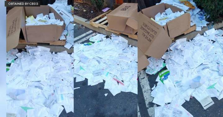 Mounds of mail found behind Rancho Cordova Walmart as mail theft continues to plague city