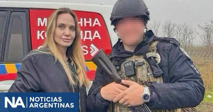 La sorpresiva aparición de Angelina Jolie en Ucrania