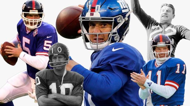 Top 10 Giants quarterbacks of all time