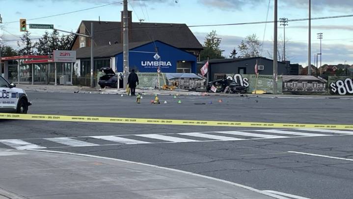 Two killed in Brampton crash; young offender charged with dangerous driving