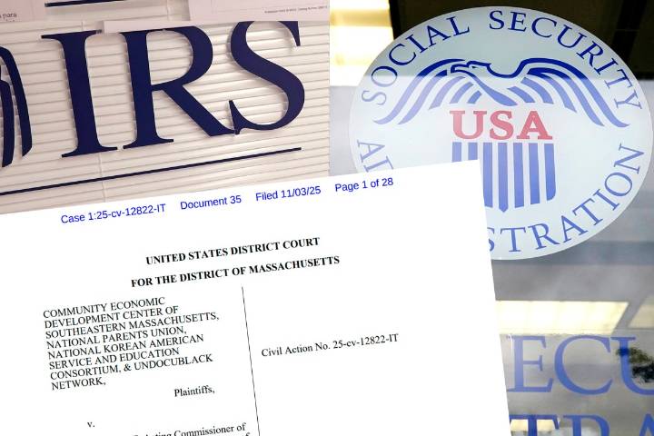 Jueza rechaza suspender demanda colectiva contra alianza de ICE, IRS y la oficina de Seguro Social