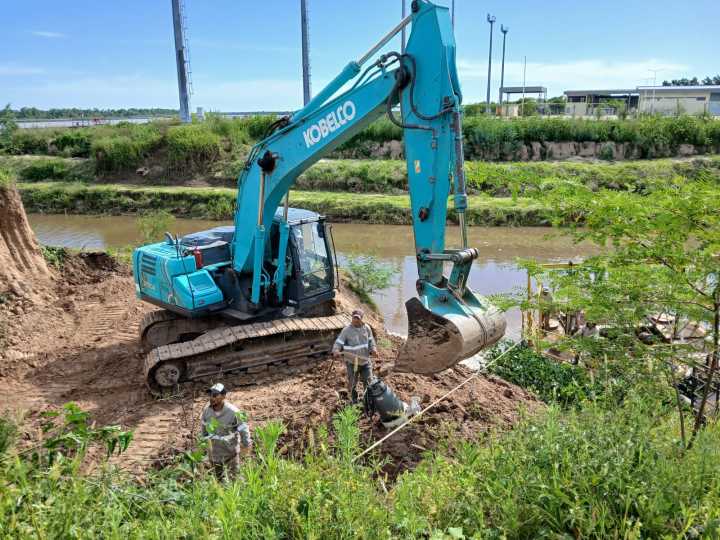SAMEEP realizó trabajos para reforzar el abastecimiento de agua en el Departamento Bermejo