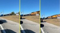 Video muestra impactante choque de tren con camión de carga en Estados Unidos