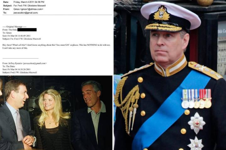 Andrew Mountbatten-Windsor used cringey sign-off in scores of emails to Jeffrey Epstein