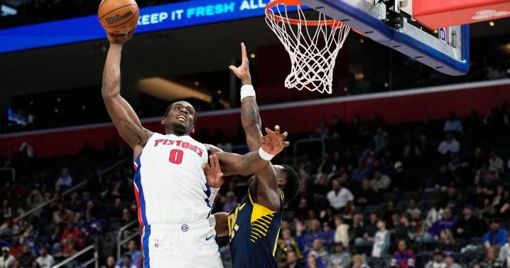 Duren’s 31 points in return power Pistons to 10th straight win; Pacers' skid reaches 8 games