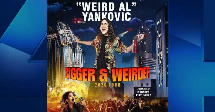 "Weird Al" Yankovic is bringing His 'BIGGER & WEIRDER' Tour to the Ford Center
