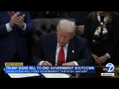 Trump signs government funding bill, ending longest shutdown in US history