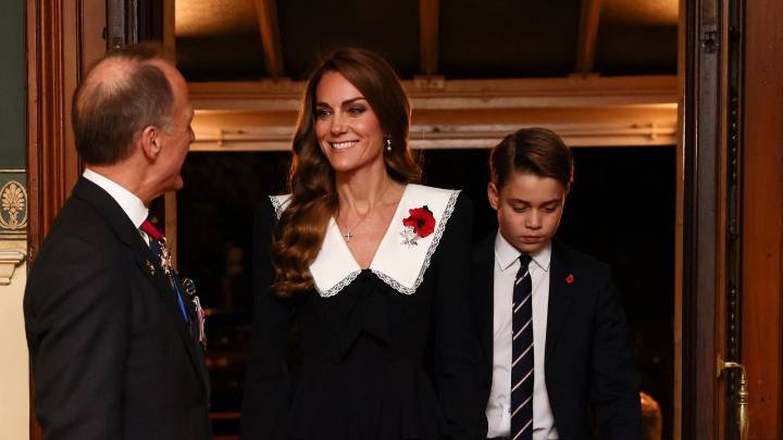 Kate Middleton channels Princess Diana as Prince George makes his Festival of Remembrance debut at the Royal Albert Hall