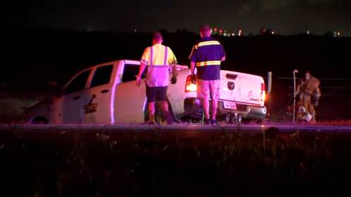 Monks hospitalized after US 90 crash that shut down eastbound lanes near Grand Parkway, police say