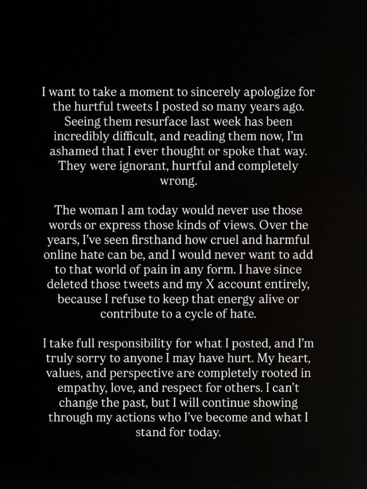 Travis Kelce's Ex Kayla Nicole Apologizes for Resurfaced 'Hurtful Tweets'