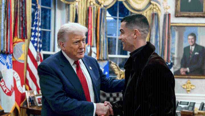 «Paz duradera»: el inesperado mensaje de Cristiano Ronaldo tras reunirse con Donald Trump