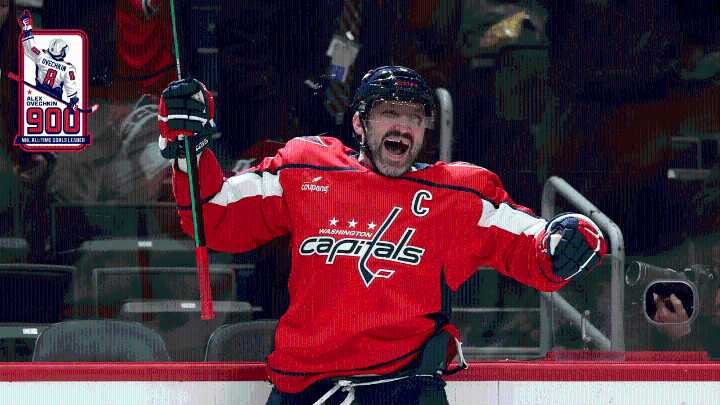 Ovechkin becomes 1st player in NHL history with 900 goals