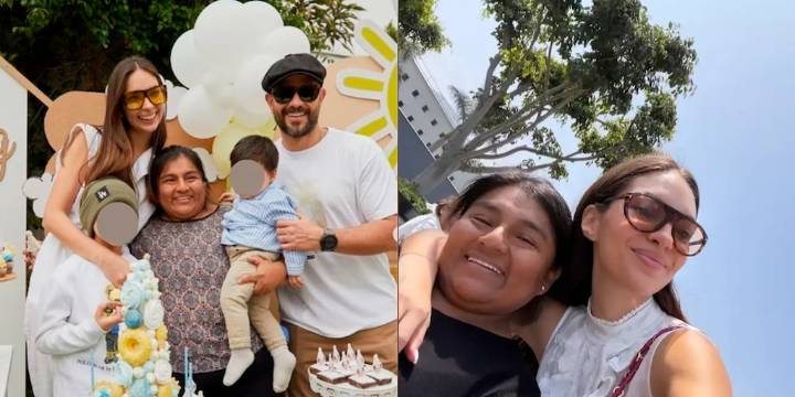 Natalie Vértiz celebra junto a su nana: “Visa aprobada para mi Boufi. Habemus vacaciones”