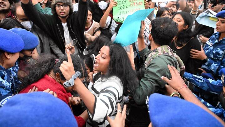 Delhi air pollution: Parents, activists protest at India Gate, detained for assembling without permission