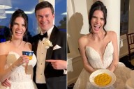 Woman Who Sneaks Mac & Cheese into Weddings Gets Cheesy Surprise at Her Own (Exclusive)