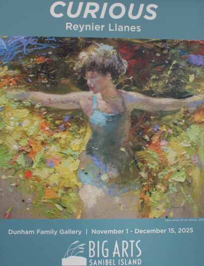 Reynier Llanes' grandfather, flight from Cuba and pandemic influenced paintings in his exhibition at BIG ARTS