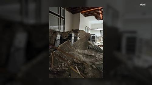 Snow causes roof collapse at post office in Wilmette, Illinois; operations moved to Winnetka post office