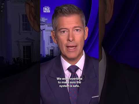 Duffy says DOT will “slow traffic down” during shutdown air travel strain #shorts