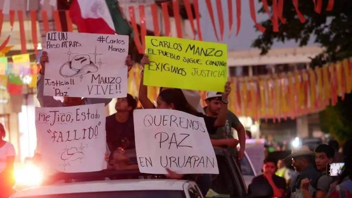 Uruapan, con nueva alcaldesa y la herida abierta a cinco días del homicidio de Manzo