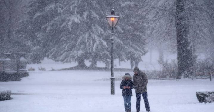 All the 52 parts of England facing snow on Wednesday and Thursday