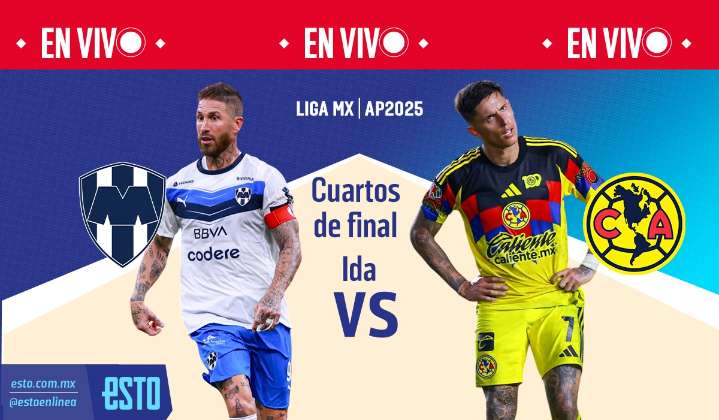 Monterrey vs América: Sigue en vivo el partido de cuartos de final de ida del Apertura 2025