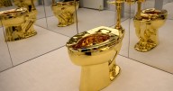 Banana Artist Maurizio Cattelan's Solid-Gold Toilet Sells for $12M
