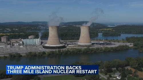 $1B loaned to help finance restart of nuclear reactor on Three Mile Island in Pennsylvania