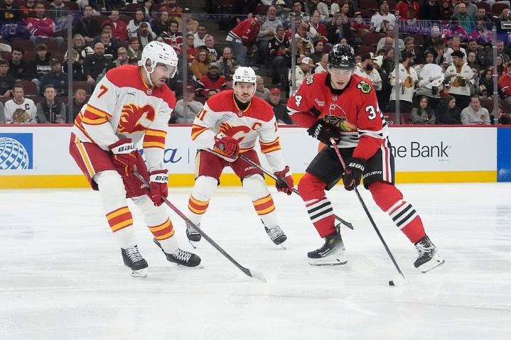 Connor Bedard scores 3 times as Blackhawks smother Flames 5