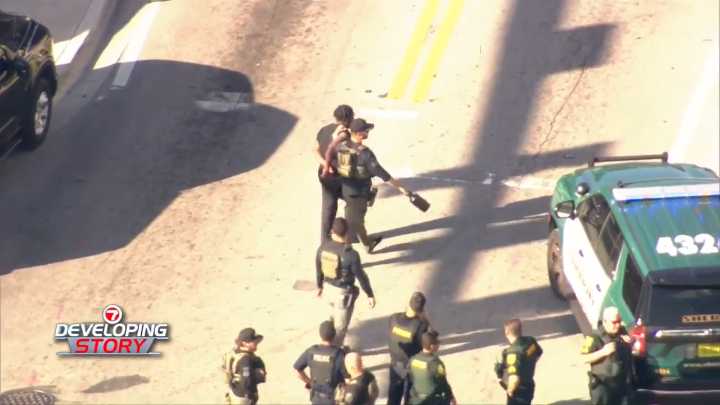 3 arrested, 3 on the loose after pursuit, bailout in Pompano Beach