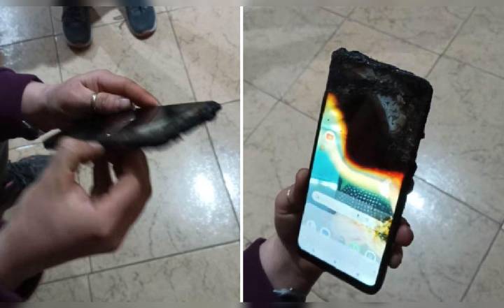 Mujer colombiana deja su celular cargando junto a su cabeza, explota y termina con el rostro desfigurado