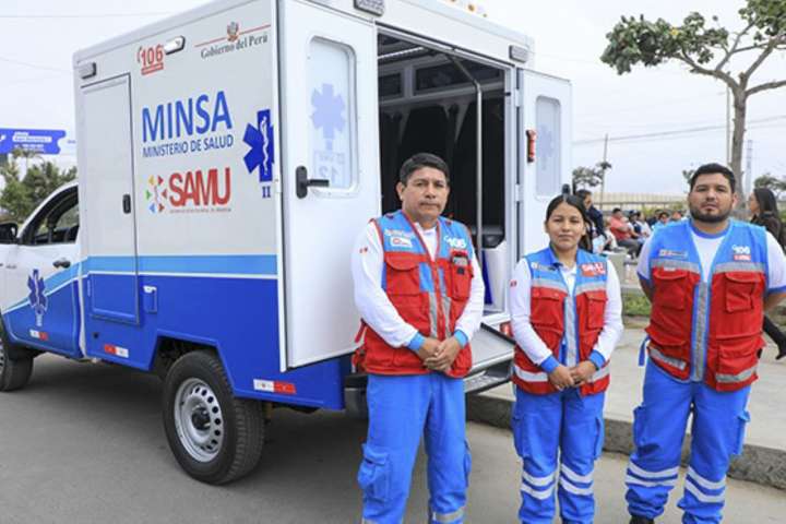 Minsa: inauguran sede de SAMU en San Bartolo y con ella suman 27 en Lima Metropolitana