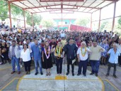 Impulsa Evelyn Salgado obras que transforman caminos, puentes y espacios públicos en el Valle del Ocotito