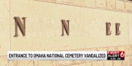 Bronze letters stolen from Omaha National Cemetery entrance