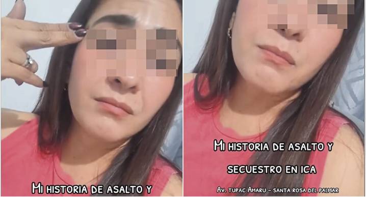 Ica: joven fue secuestrada y robada por un mototaxista que portaba arma de fuego