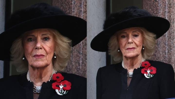 Queen Camilla Favors Symbolic Brooch at National Day of Remembrance
