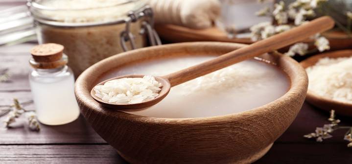 Utiliza el agua de arroz para mejorar tu cutis