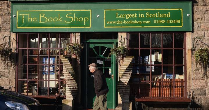 The tiny Scottish 'book town' that was named best for Christmas visit