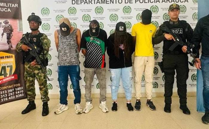Desarticulada red de extorsionistas que delinquía en Arauca