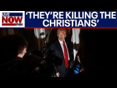 Trump talks Nigerian Christians, SNAP, and shutdown on Air Force One