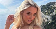 Livvy Dunne Looks Like a 'Hottie' in Blue Bikini
