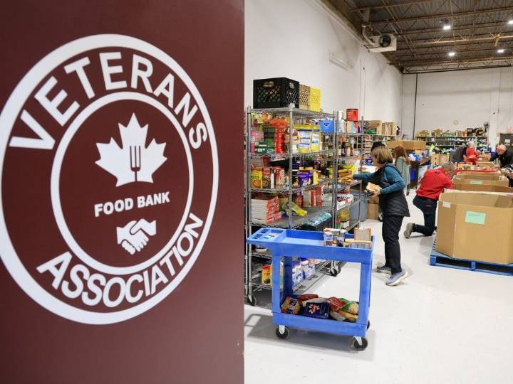 Veterans Food Bank down 80 per cent in donations