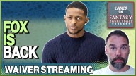 De'Aaron Fox IS BACK! Saturday Fantasy Basketball Waiver Wire Streaming