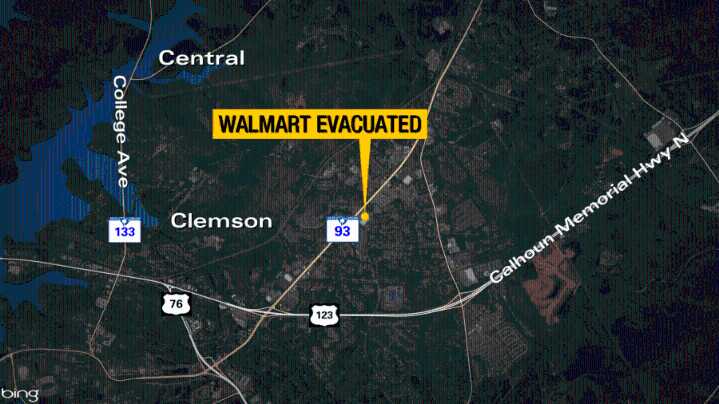 Walmart in Clemson evacuated after bomb threat