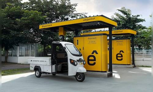 Kinetic Green partners with Exponent to roll out 15-min full charging for electric 3Ws