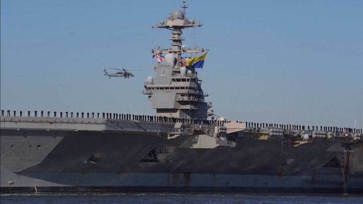 Varios buques de guerra estadounidense están cada vez más cerca de Venezuela