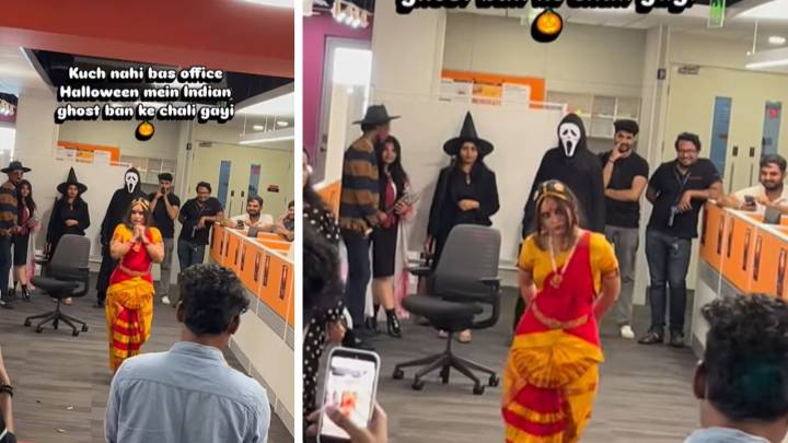 Woman Dresses Up as Manjulika for Office Halloween Party, Video Goes Viral