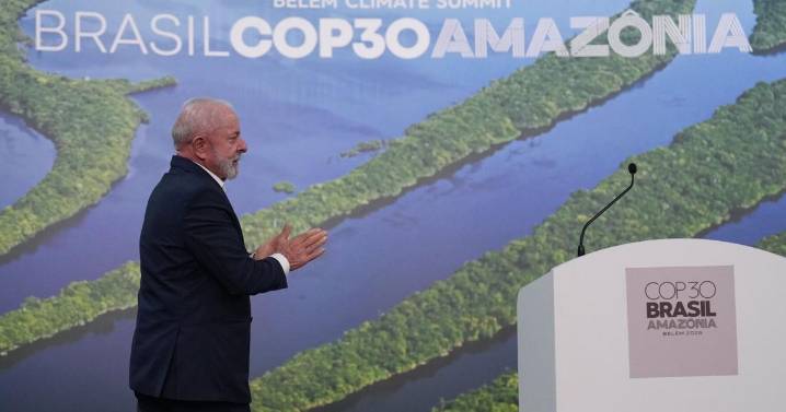 Climate activists award Canada satirical 'fossil of the day' title at COP30