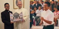 “Padre bailarín” de Lambayeque viaja al Vaticano y sorprende al papa León XIV con emotivo obsequio